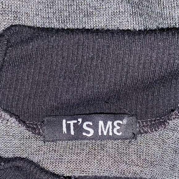 Black and gray crop top - Picture 4 of 4